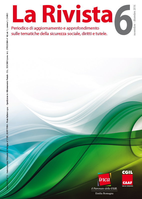 COPERTINA n. 6 2016