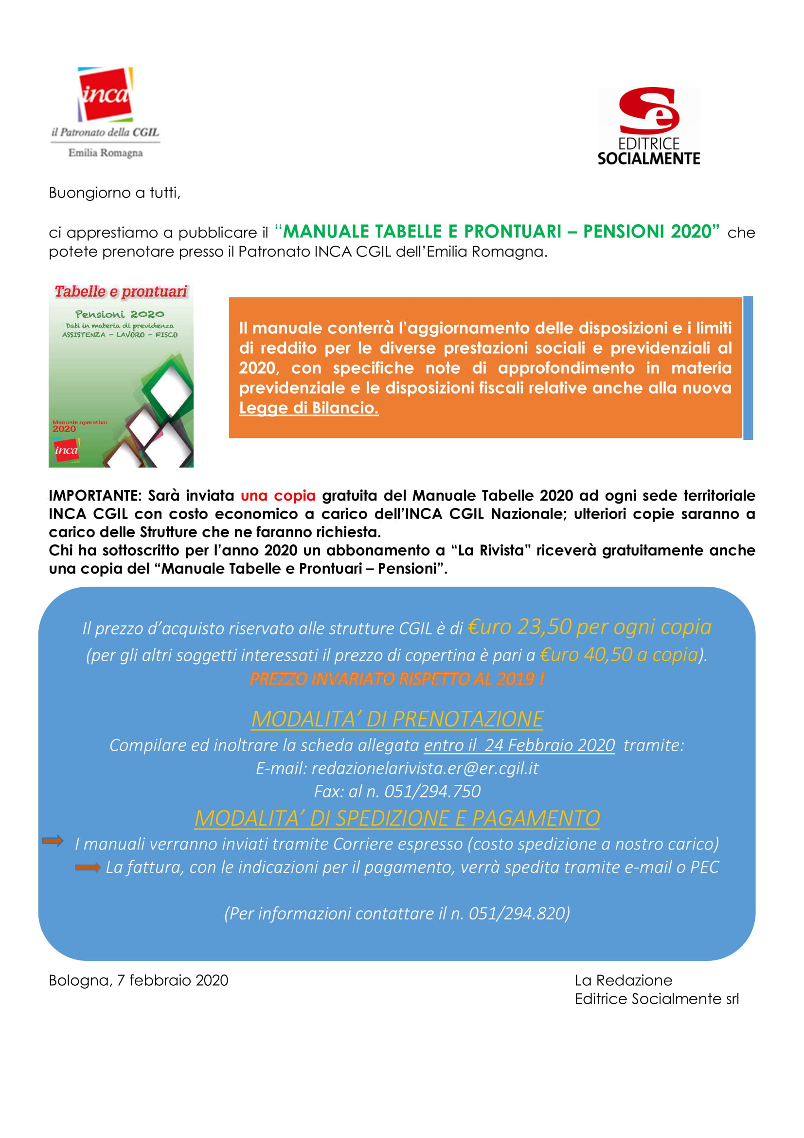 PROMOZIONE MANUALE TABELLE 2020 1