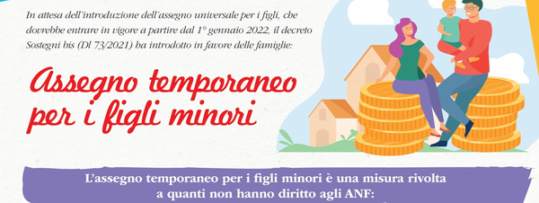 Assegno temporaneo volantino intestazione