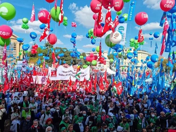 MANIFESTAZIONE MAI PIU FASCISMI 16 10 21