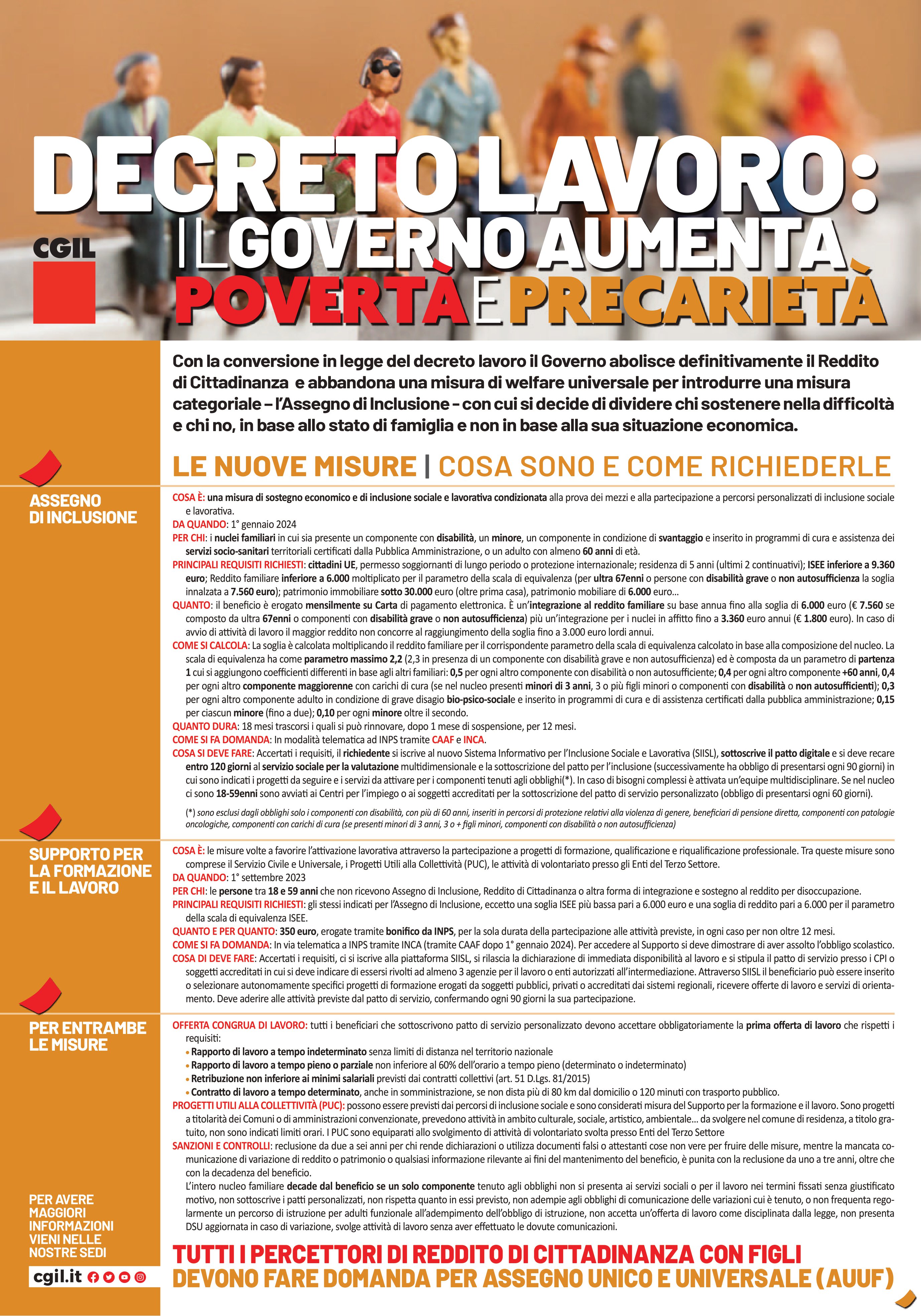 3 volantone DECRETO LAVORO CGIL 35x50