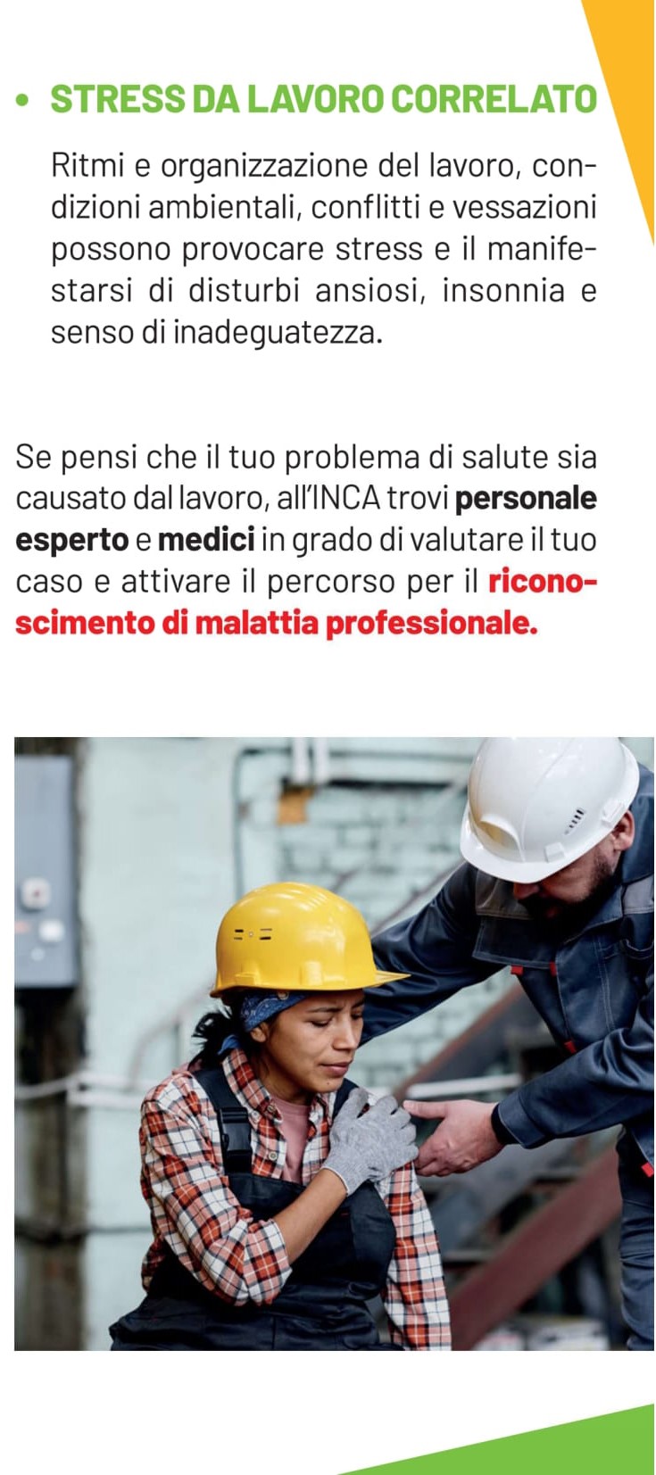 INCA infortuni malattie ER 2025 2C