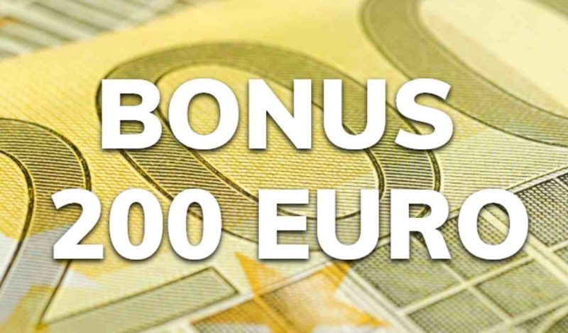BONUS 200 EURO: A CHI SPETTA E COME OTTENERLO
